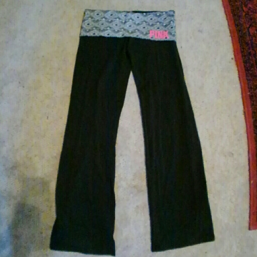 Pink yoga victoria secret yoga pants